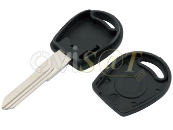 Producto Genérico - Carcasa llave para VW Volkswagen Jetta, con guía del espadín en el lado izquierdo